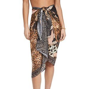 Agua Bendita Marine Jambo Sarong Pareo Animal Prin